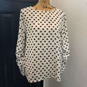 Loft bird blouse